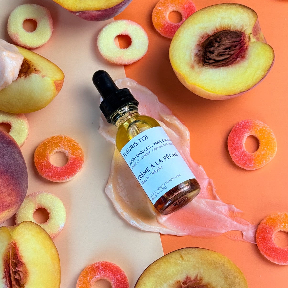 Peach Cream Nail Serum
