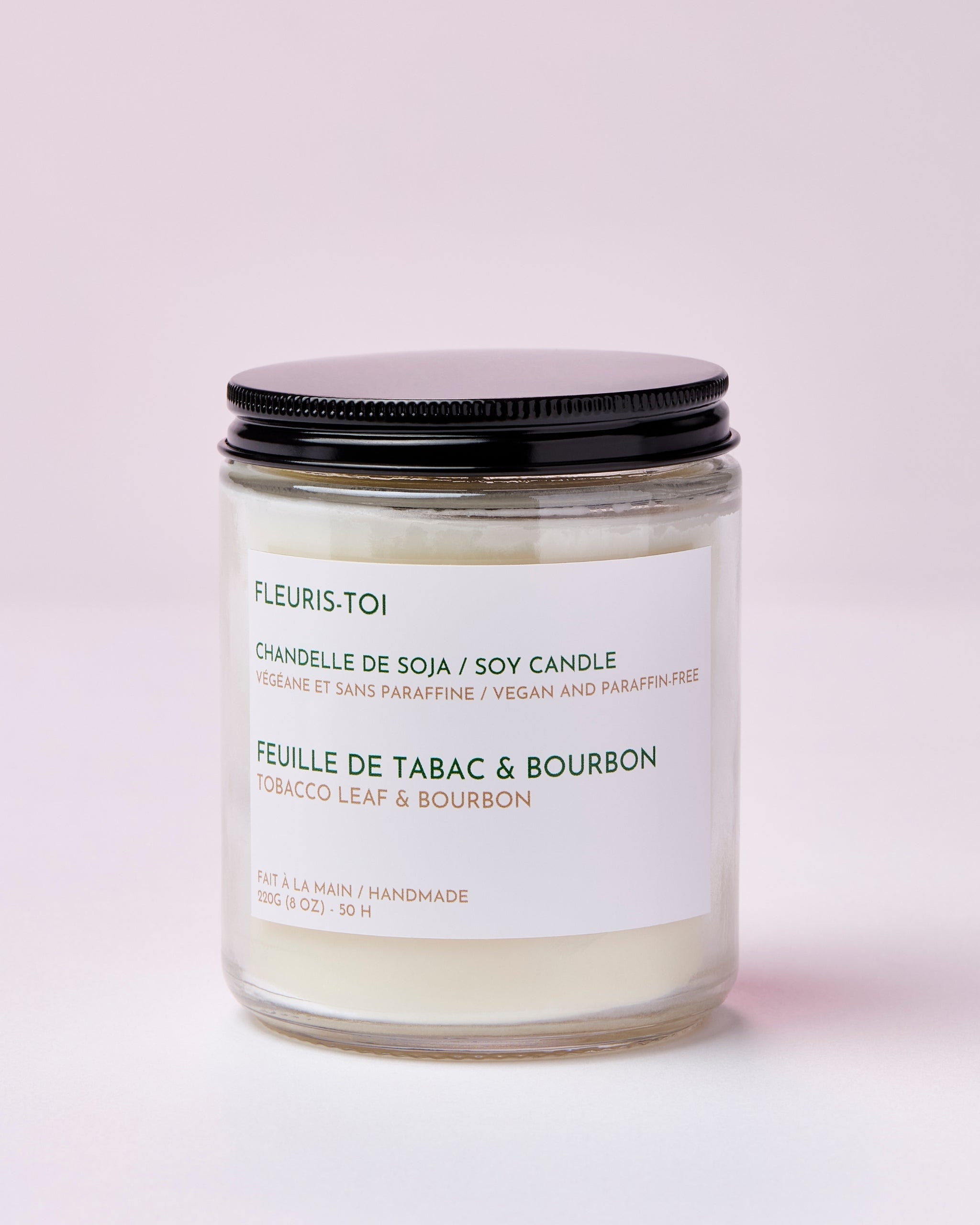 Tobacco Leaf & Bourbon Candle