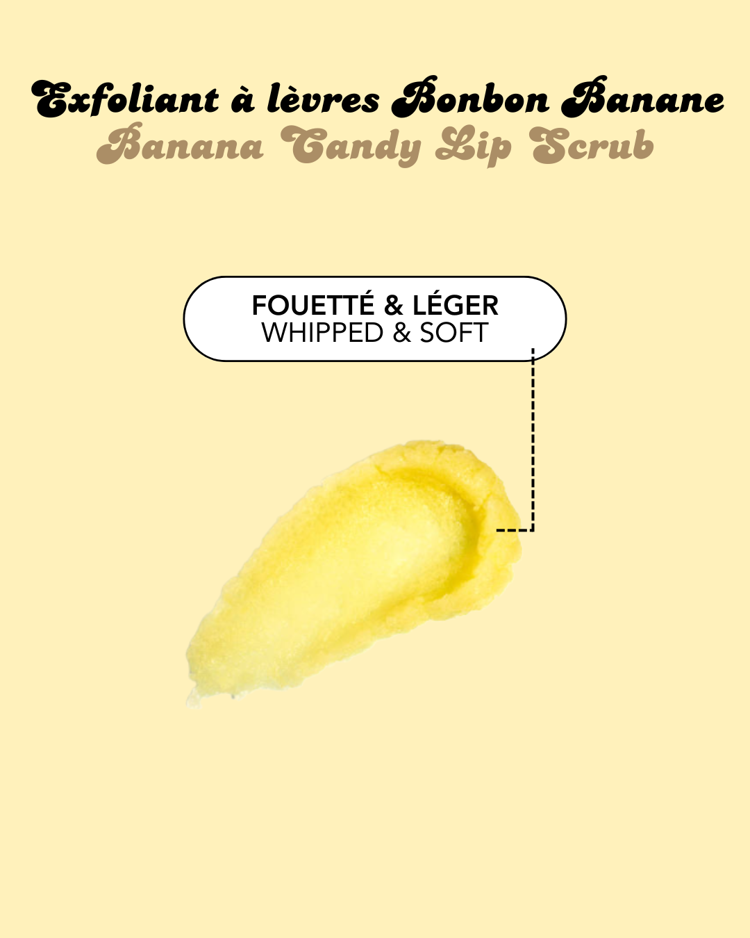 Exfoliant à Lèvres Bonbon Banane