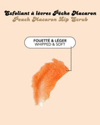 Peach Macaron Lip Scrub