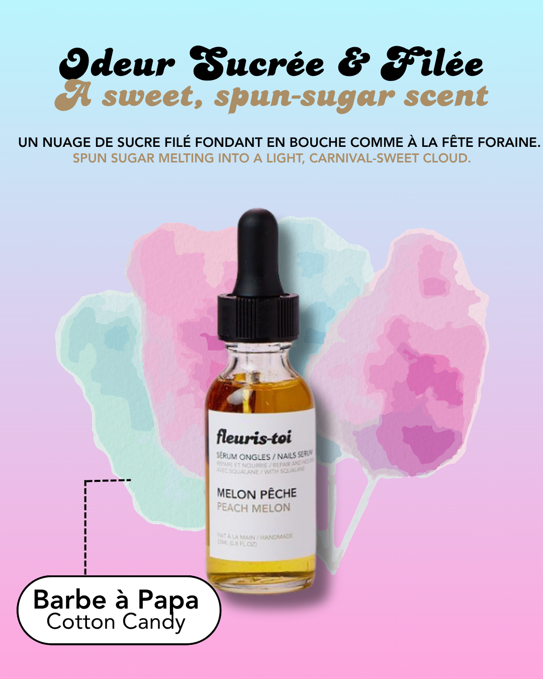 Sérum Ongles Barbe à Papa