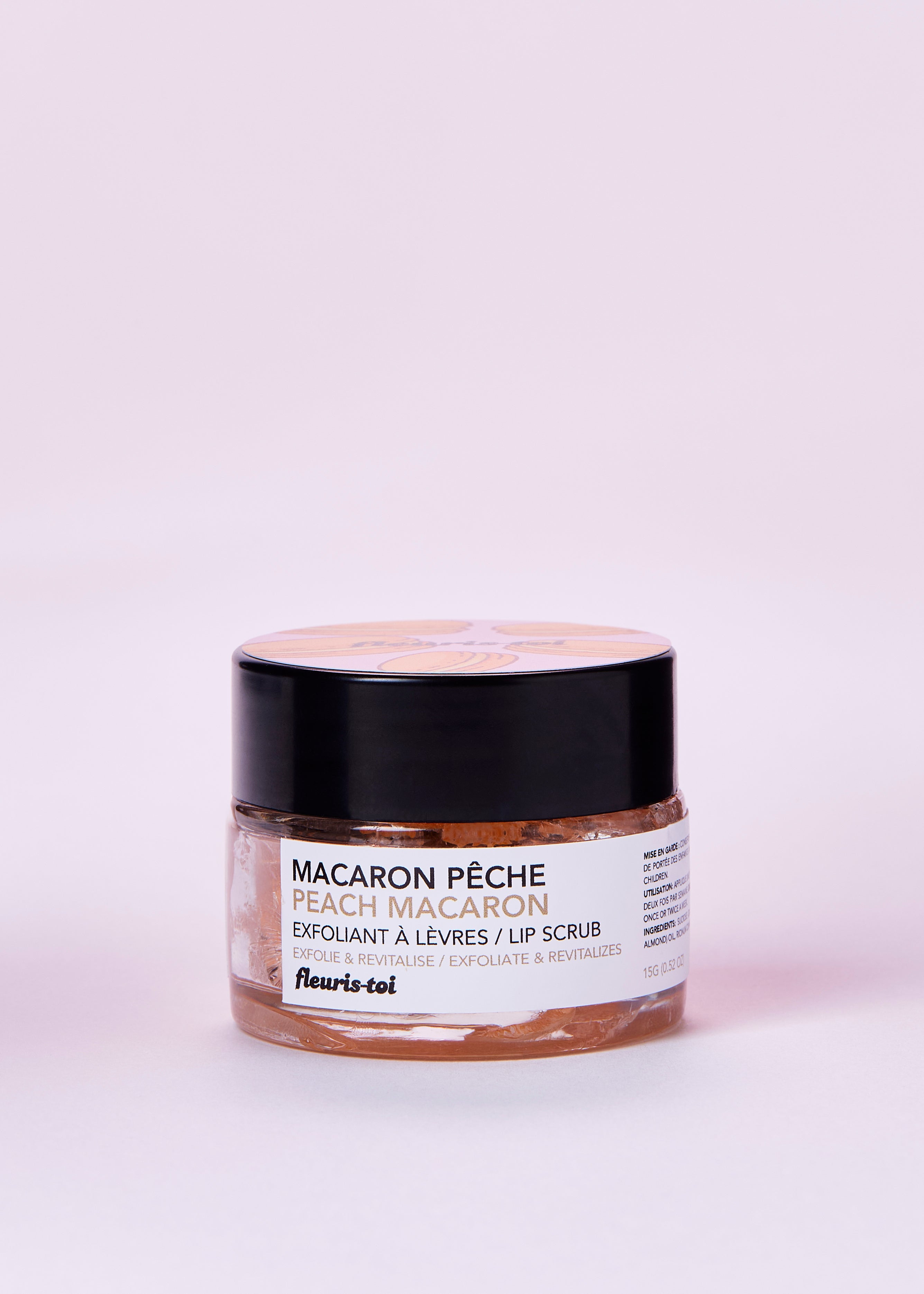 Exfoliant à Lèvres Macaron Pêche