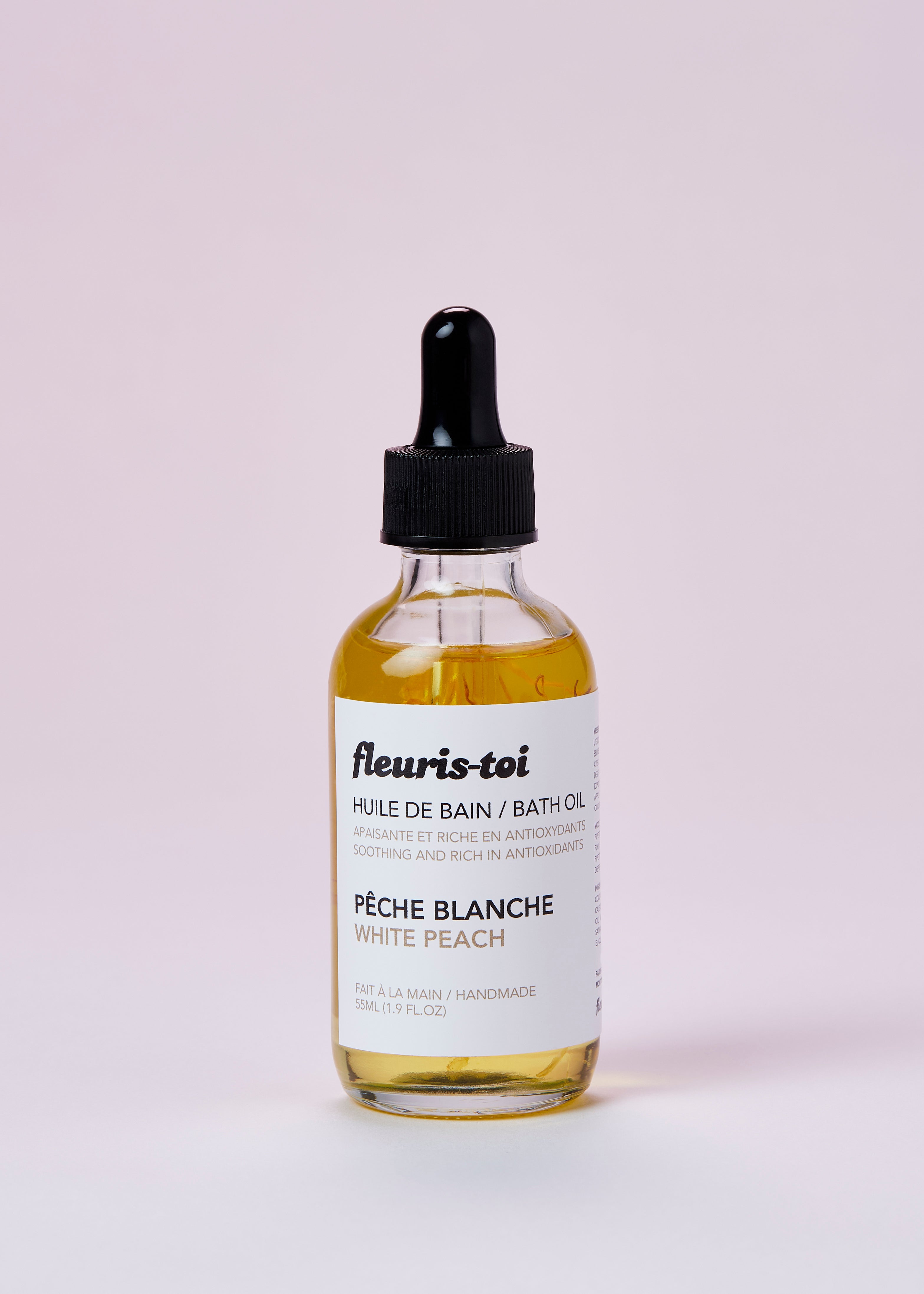 Huile de bain Pêche Blanche 