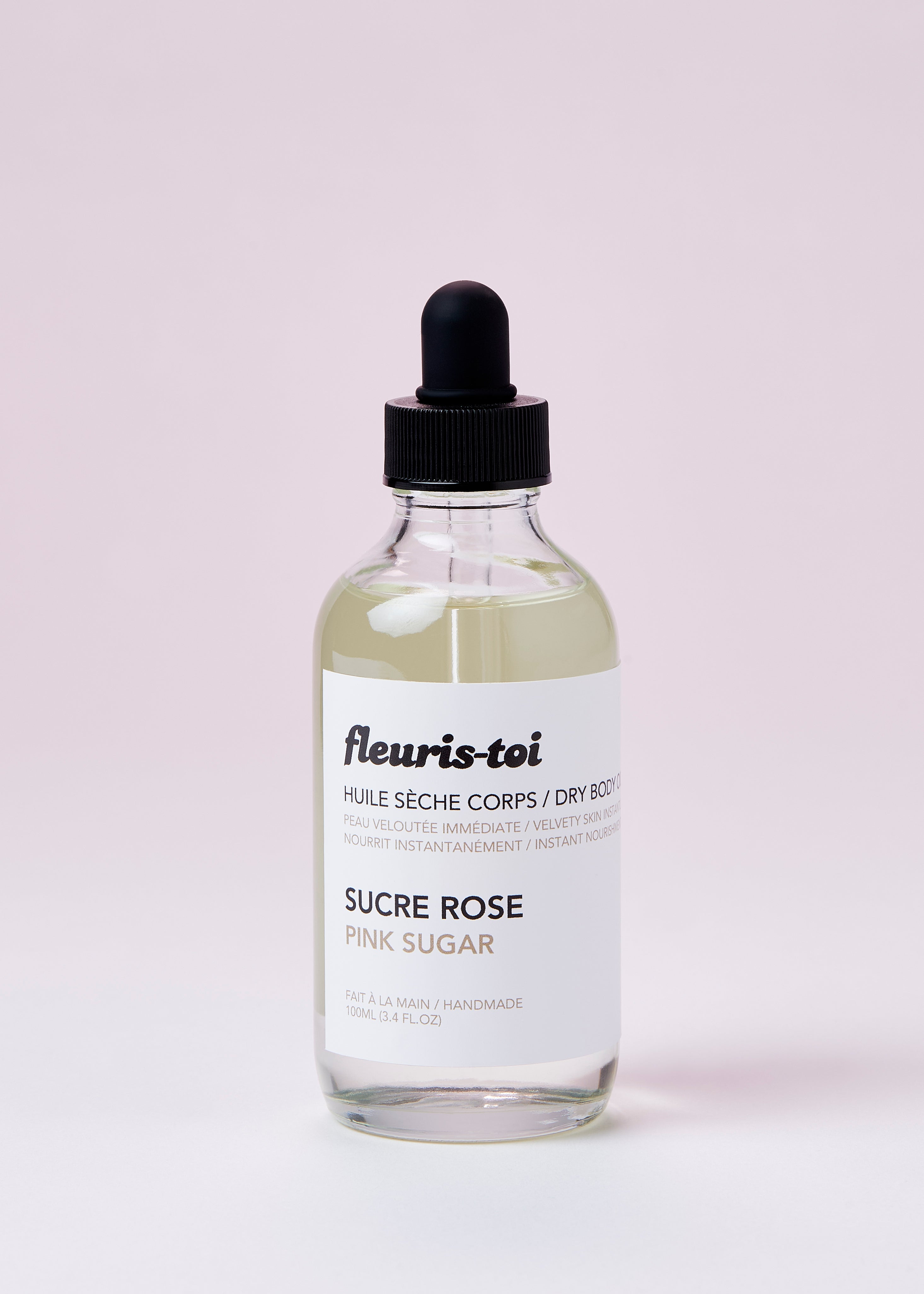 Huile Sèche Corps Sucre Rose