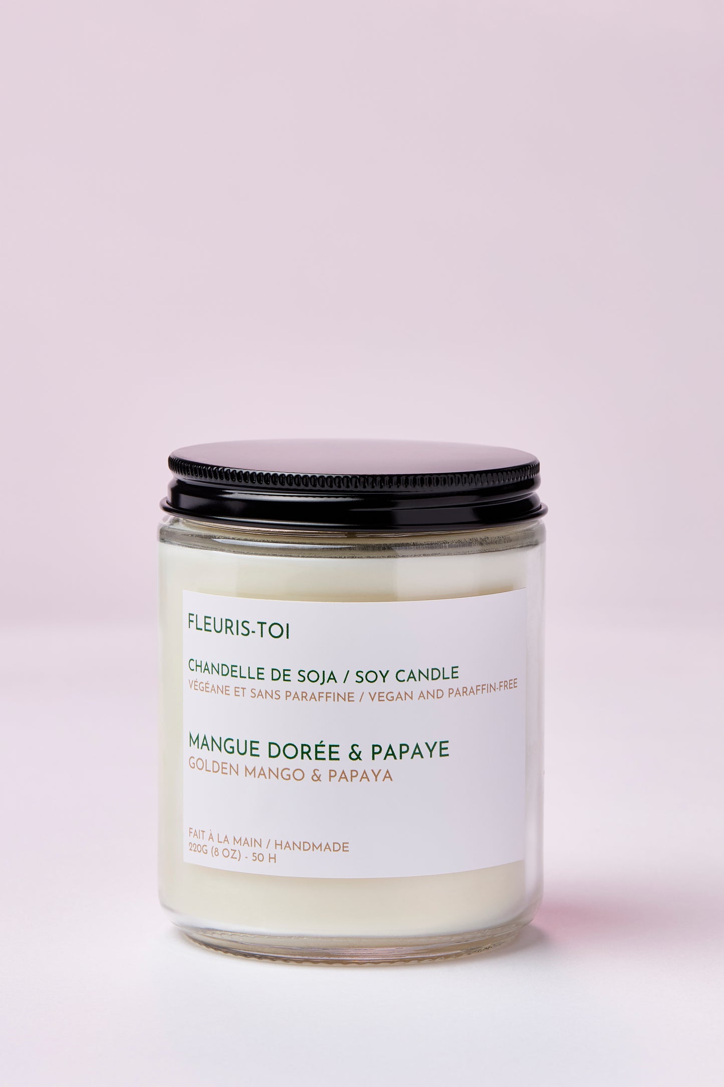 Bougie - Mangue dorée et papaye