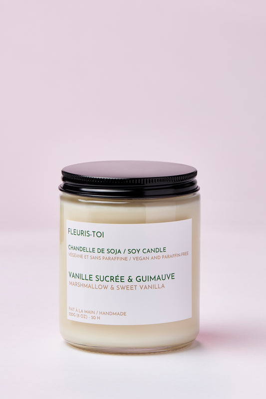 Bougie - Guimauve et vanille sucrée