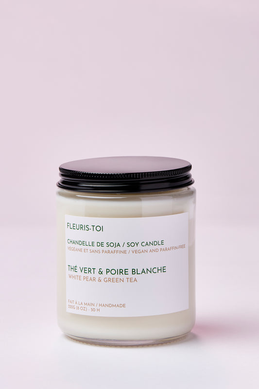 Bougie - Poire blanche et thé vert