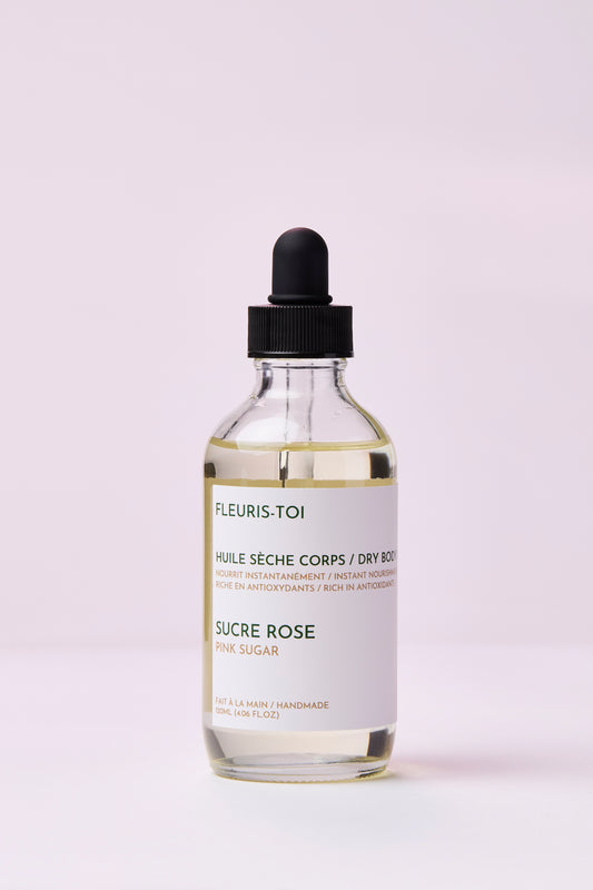 Huile sèche pour le corps - Sucre rose