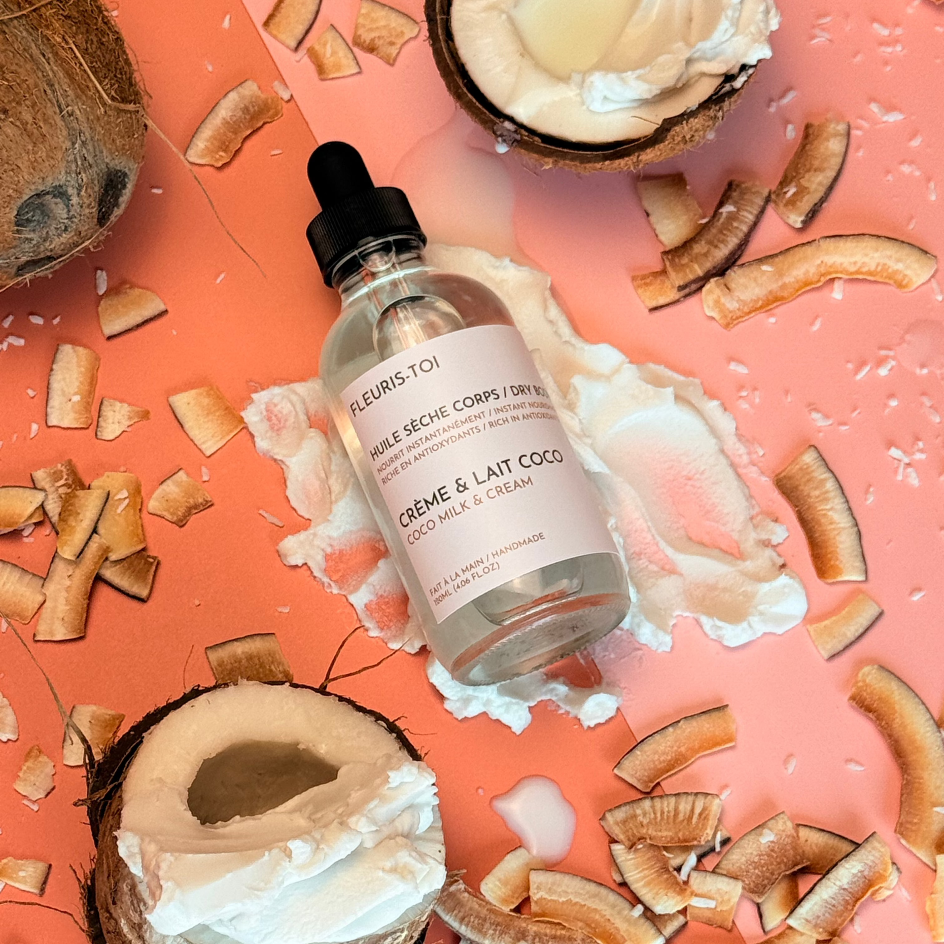 Coconut Milk & Cream Dry Body Oil