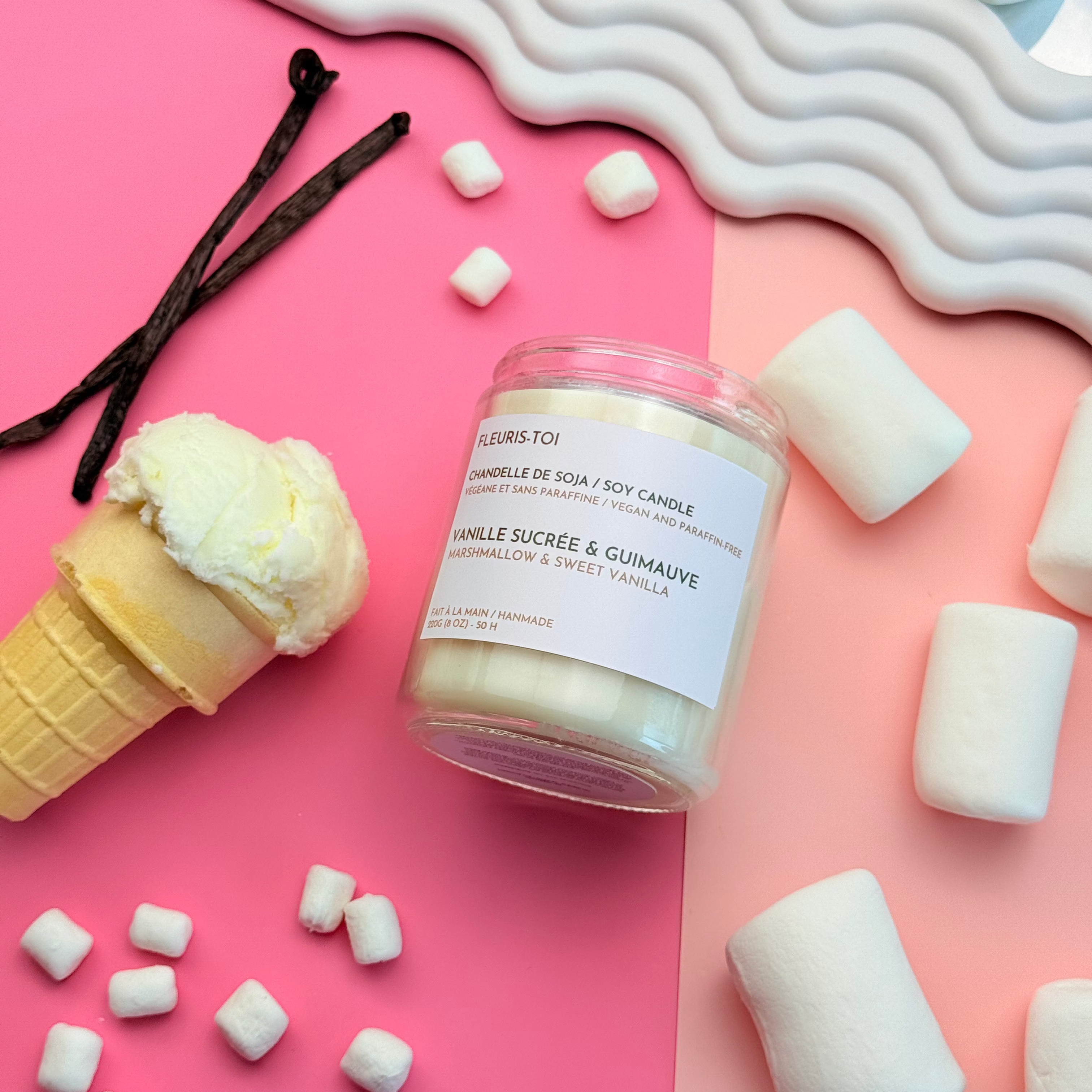 Marshmallow & Sweet Vanilla Candle