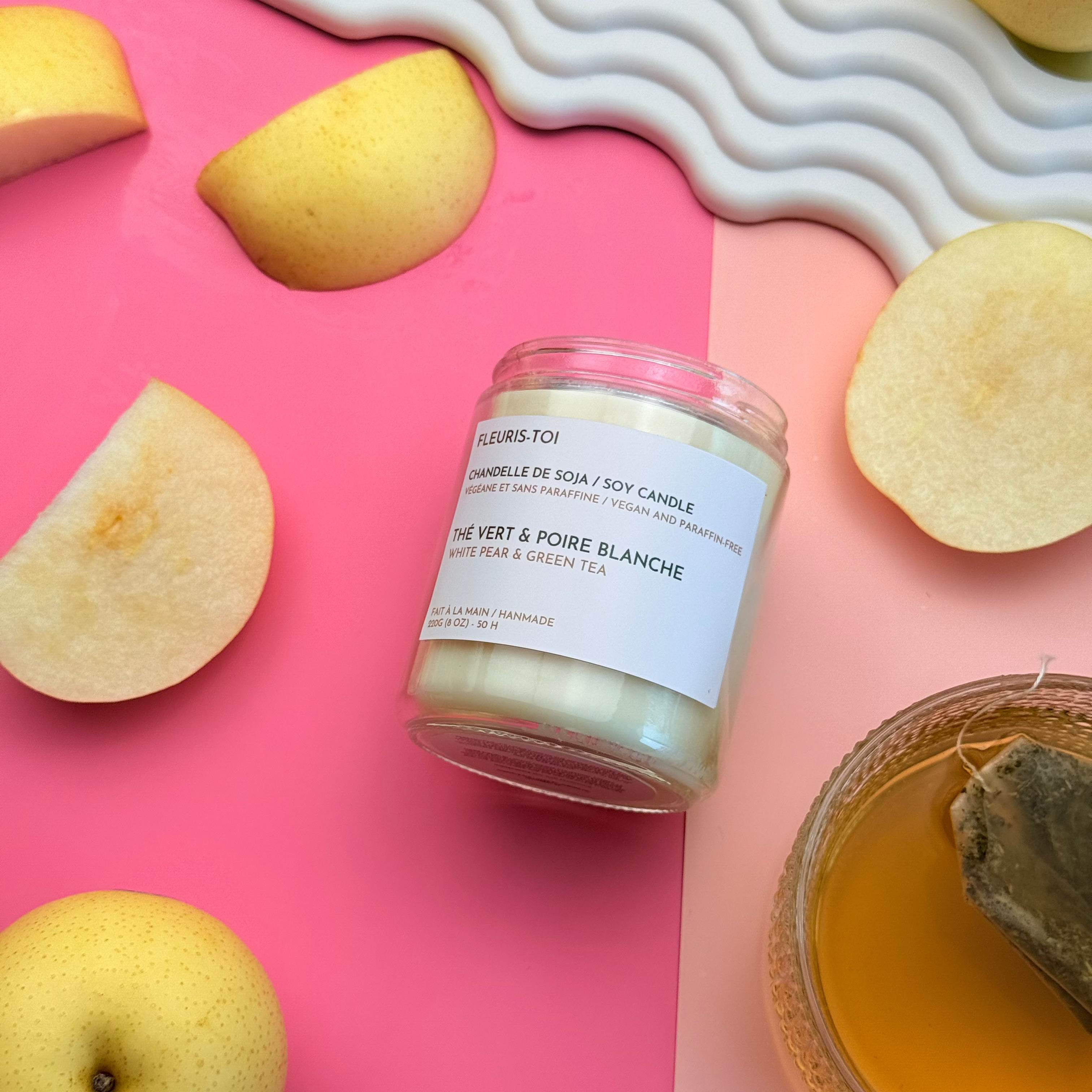White Pear & Green Tea Candle
