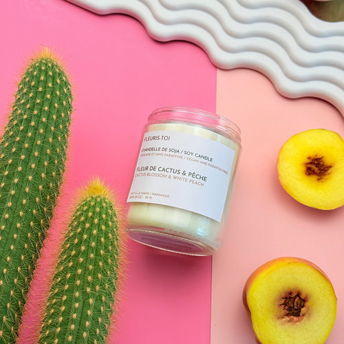 Cactus Blossom & White Peach Candle