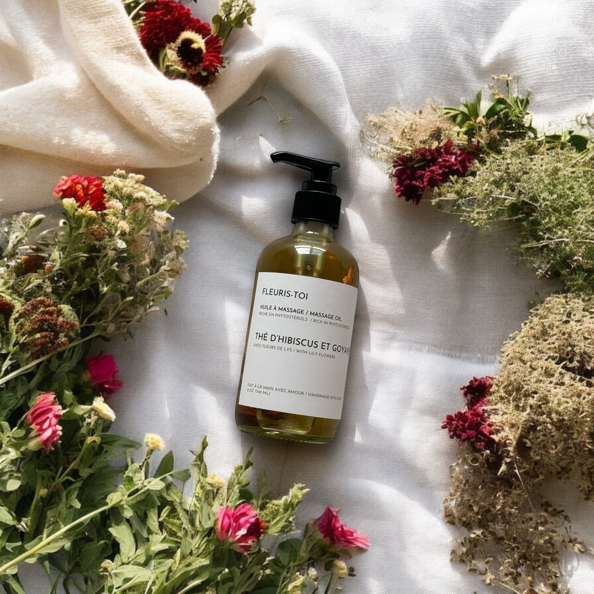 Guava & Hibiscus Tea Massage Oil