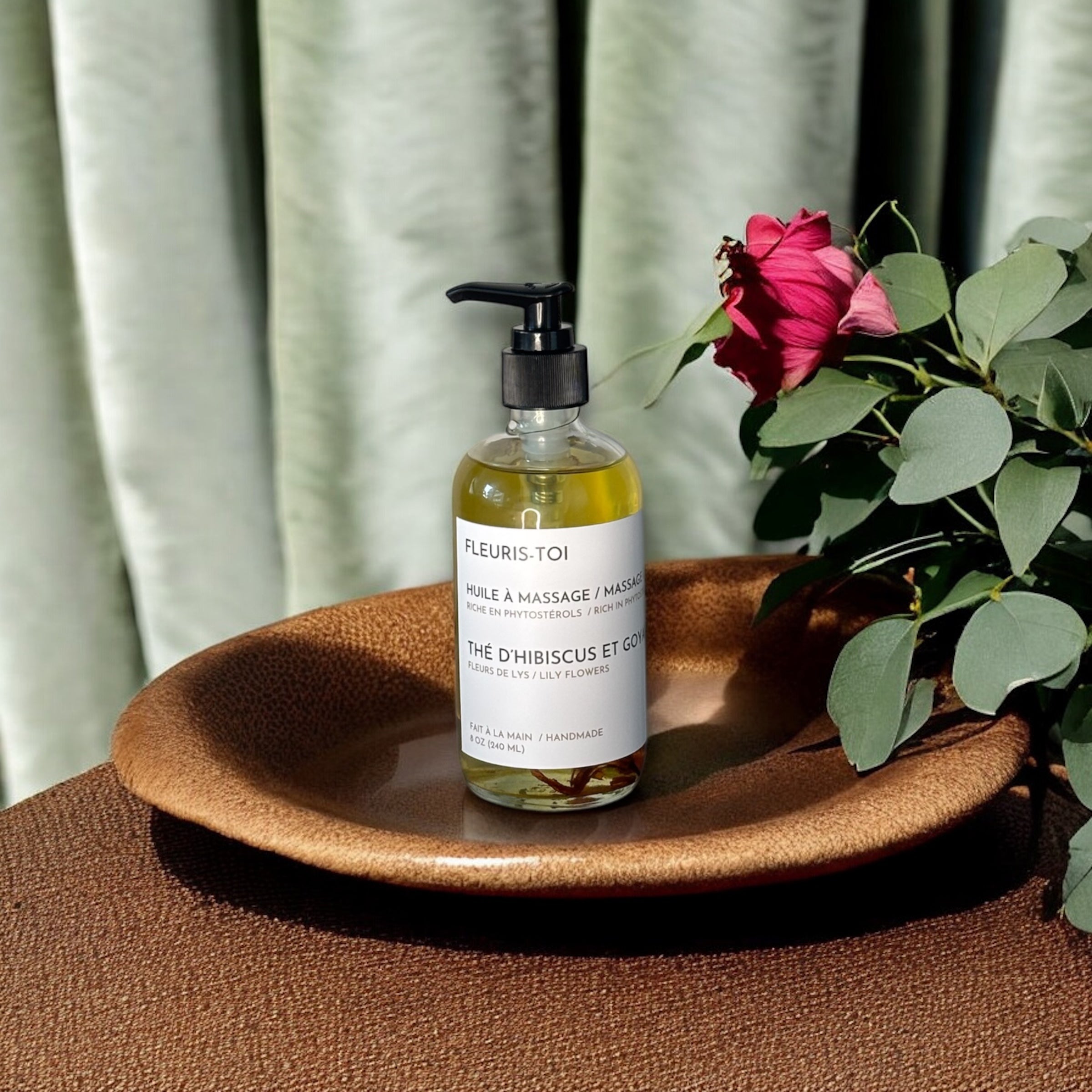 Guava & Hibiscus Tea Massage Oil